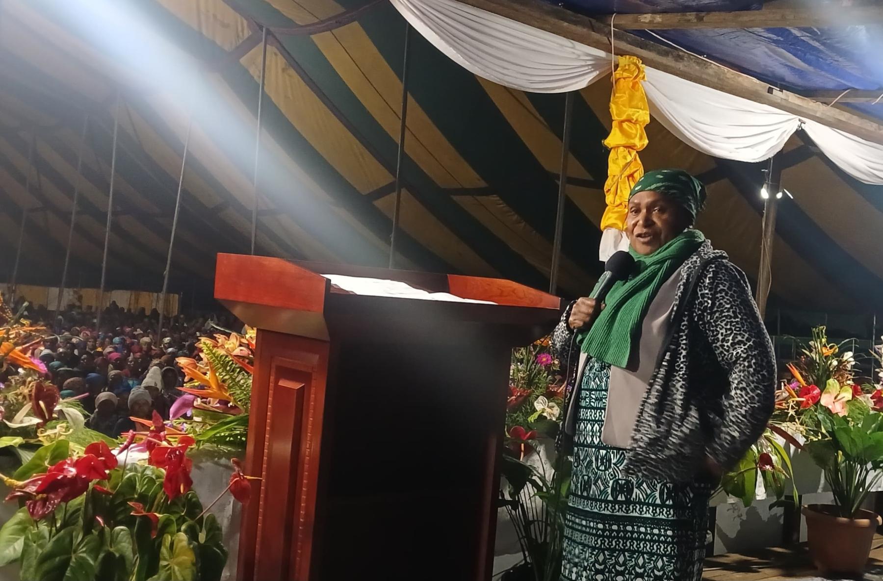 Women gathered at the PNG Bible Church National Ladies Retreat