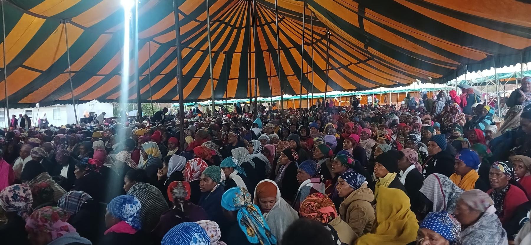 Community facilities prepared for the retreat